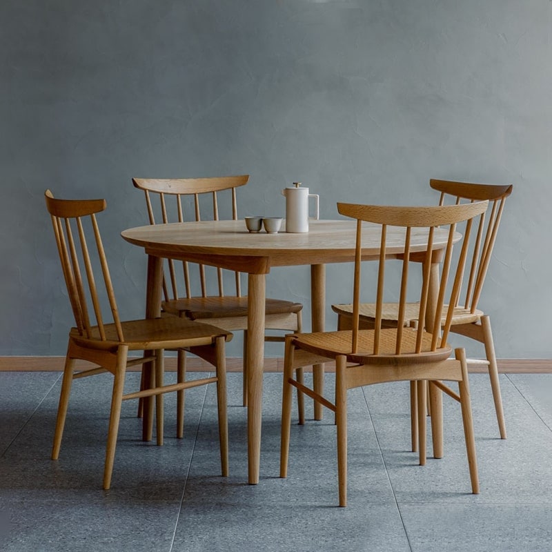 飛騨の家具]Mori:to丸テーブル｜オークヴィレッジオンラインショップ