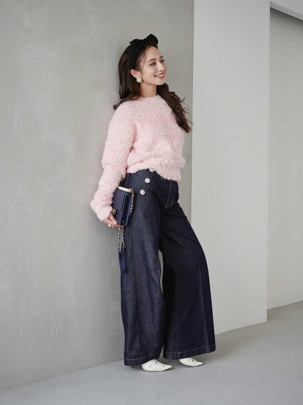 つぶつぶニット/ピンク【残り3点】 | ALL | OBLI