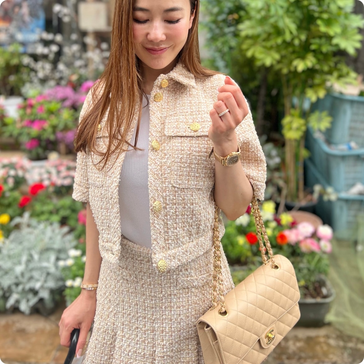 ベージュツイードジャケット | ALL ITEM | OBLI