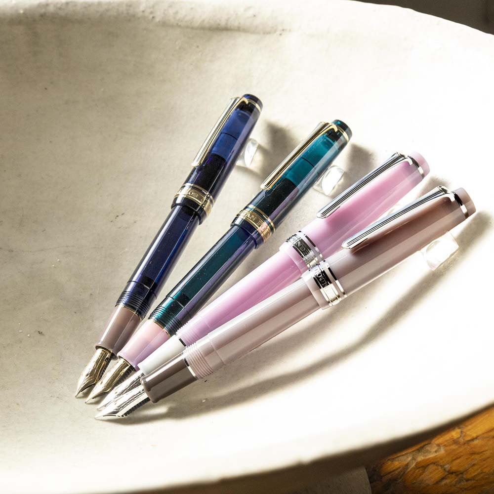 セーラー万年筆 sailor 四季織 山水 万年筆 駒草（こまくさ） 中細（MF