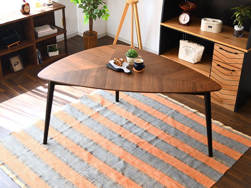 ダイニングテーブル 変形テーブル 三角型 三角テーブル カフェテーブル