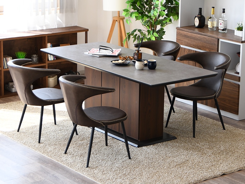 セラミック セラミックテーブル ダイニングテーブル セット 耐熱 収納