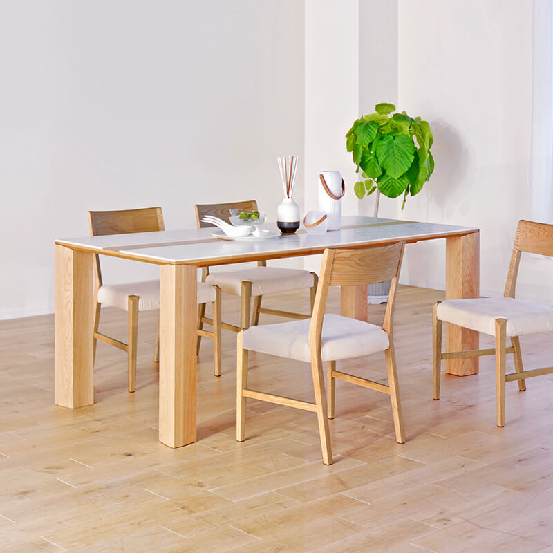 開梱設置無料]【大川家具】ダイニングテーブル 180cm幅 バフェル