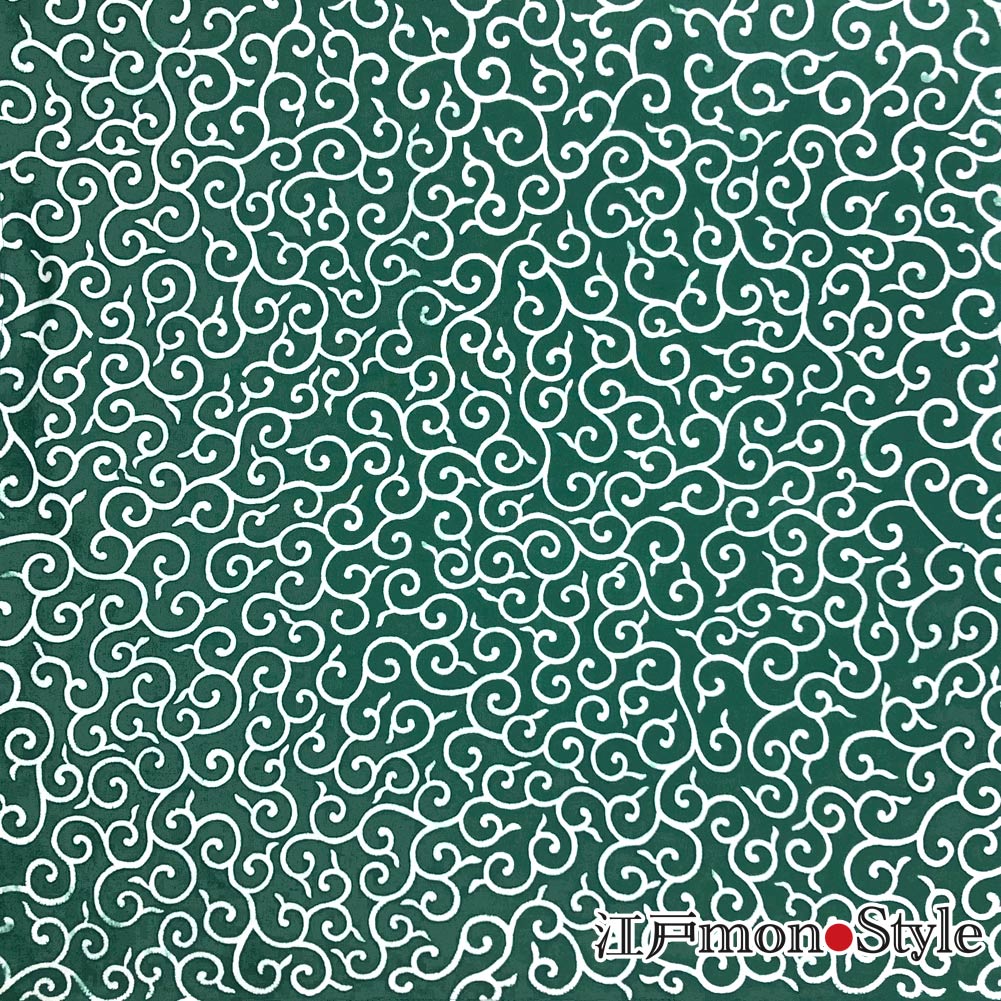 梨園染め手ぬぐいはんかち【唐草】 江戸monoStyle