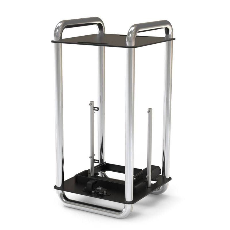 STREACOM DA6 VERTICAL OPEN FRAME ITX CASE Chrome | PCパーツ,PC