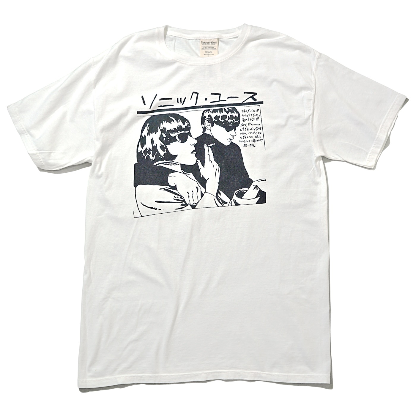 SONIC YOUTH Tシャツ Japanese Goo 日本語-White | OSOMALO バンドT