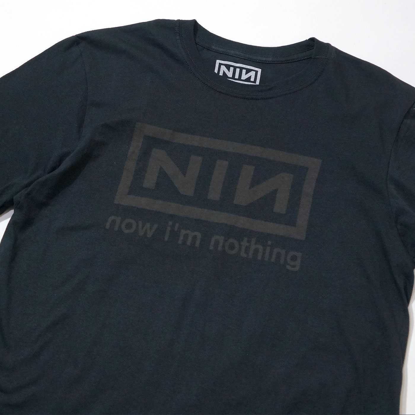NINE INCH NAILS Tシャツ Now Im Nothing-Black | OSOMALO バンドT