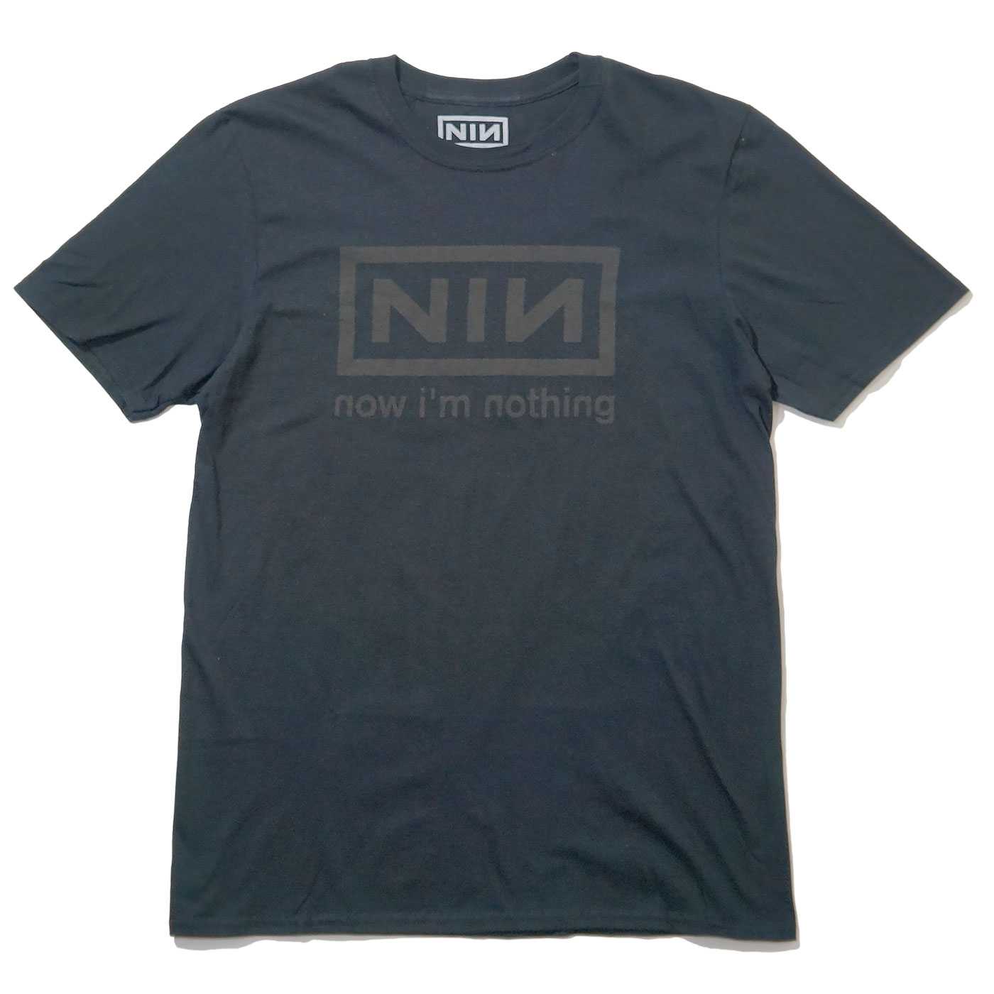 NINE INCH NAILS Tシャツ Now Im Nothing-Black | OSOMALO バンドT