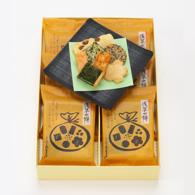 浅草七餅 6袋 | 浅草七餅 | おかき一筋 王様堂本店