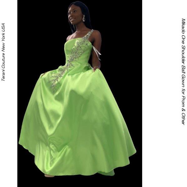 声楽 ピアノ演奏会ドレス ワンショルダードレス ポリミカド ラベンダー