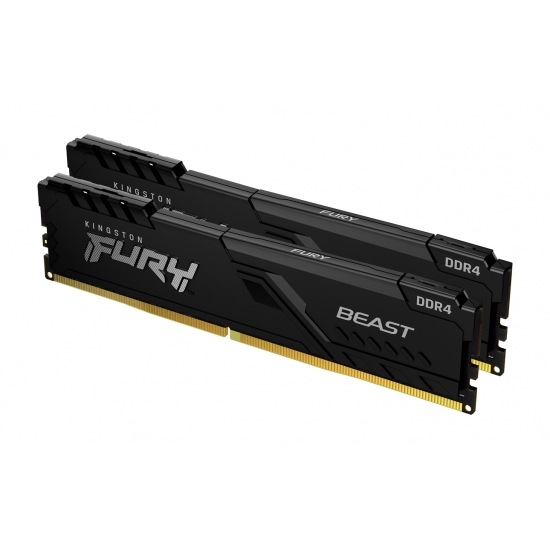 Kingston 64GB(32GBx2) DDR4 2666MHz (PC4-21300) CL16 DIMM FURY