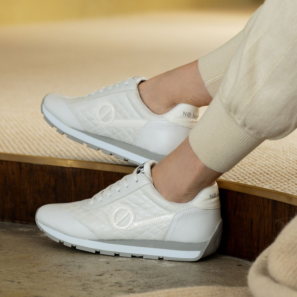 ファイナルセール30%OFF]NO NAME ノーネーム CITY RUN-52191-WHITE