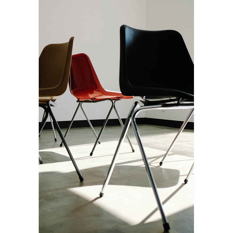 ROBIN DAY POLYSIDE CHAIR / Chrome Frame | Metal Products,Chair