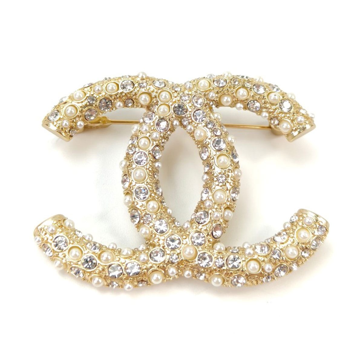 CHANEL シャネル ココマーク パール ブローチ ゴールド 管理番号