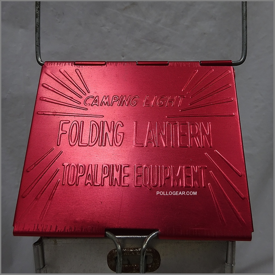 キャンドルランタン フォールディング屋根型 80's ビンテージ<BR>東京TOP<BR>キャンドルランタン<BR>屋根型ランタン
