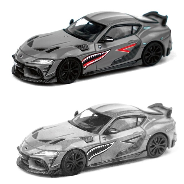 POP RACE x Enigma 1/64 Darwin Pro 66G NWB Supra A90 - Grey