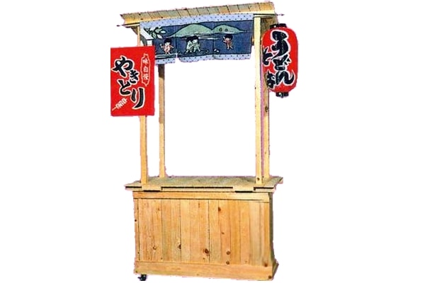 1分で組立・解体！木製らくらく屋台セット【イベント・模擬店に最適