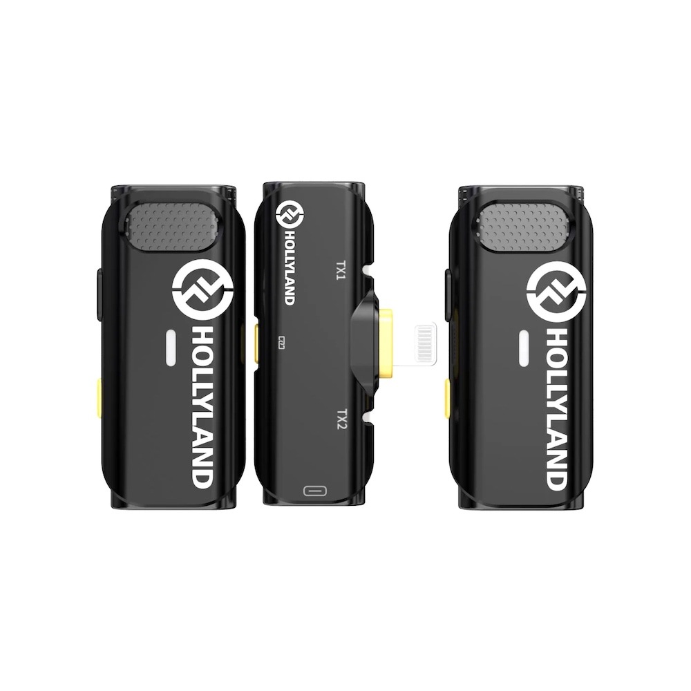 Hollyland LARK C1 Duo ワイヤレスマイクロホンシステム（iOS版