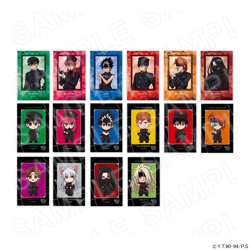 幽☆遊☆白書 トレーディングチェキ風カードパンクゴシックVer.