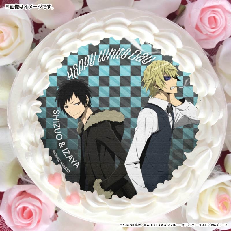 平和島静雄 折原臨也 デュラララ ダイナーズカフェ アクスタ 特典 缶