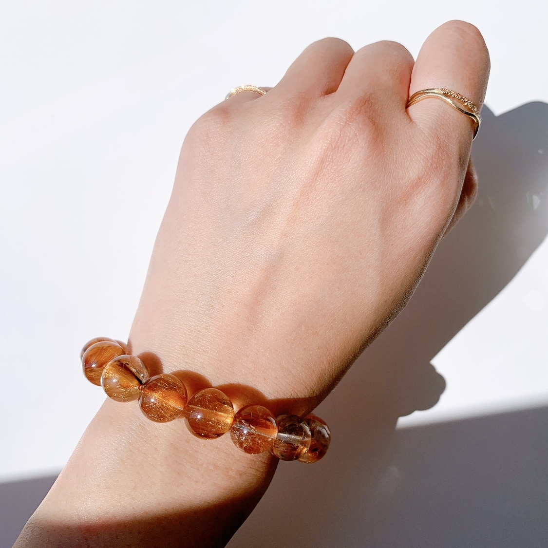 オレンジルチルクォーツ ブレスレット | ブレスレット | Crystals by