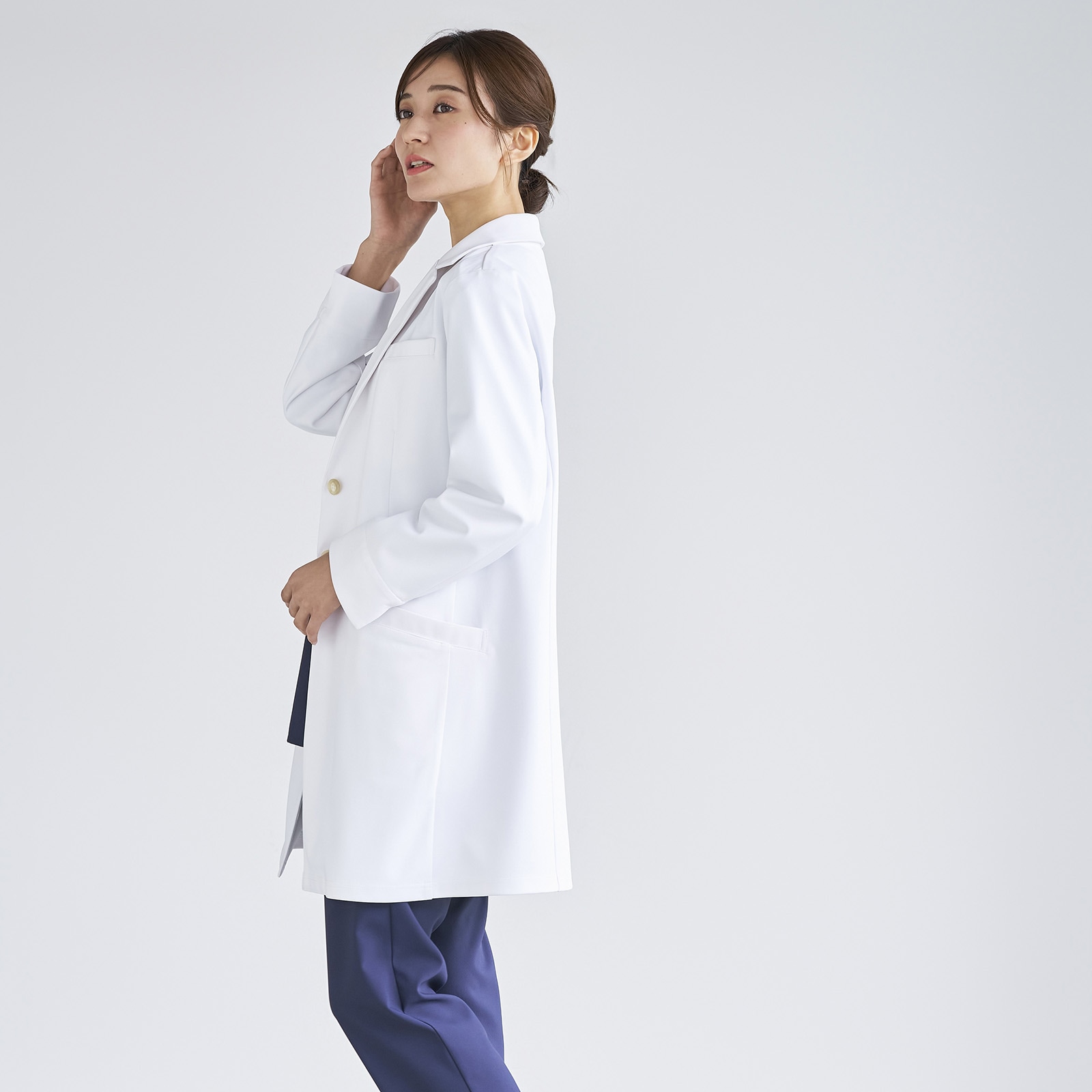 レディスショートコート[ホワイト]