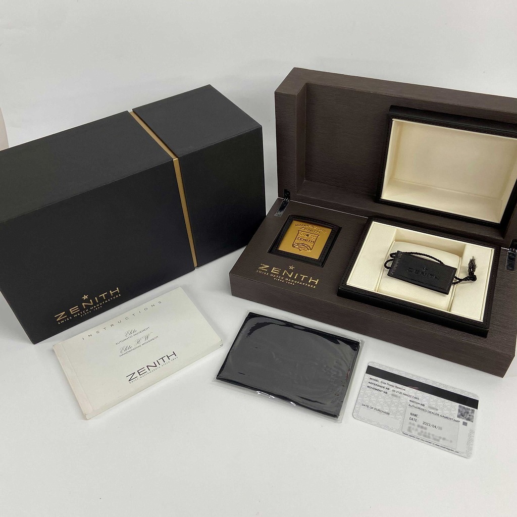 Z6650 | [未使用]ゼニス エリート キャプテン パワーリザーブ グレー