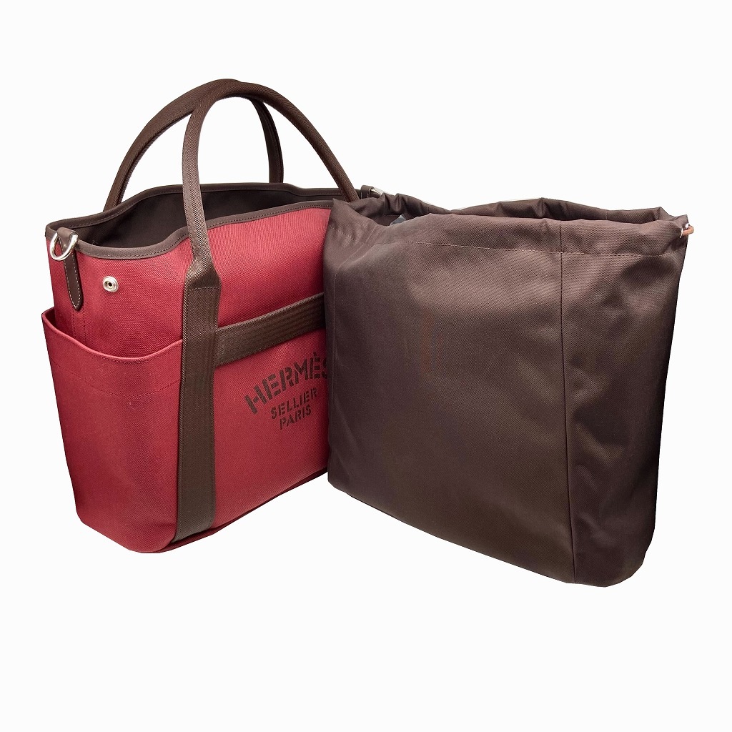 H6636 | [新品]エルメス サックドパンサージュ グルーム ルージュ