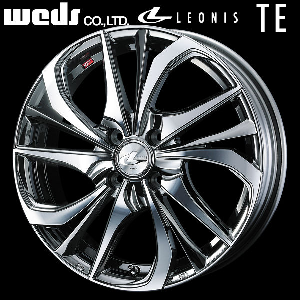 送料無料 キャスト コペン ハスラー に WEDS レオニスTE BMCMC メッキ