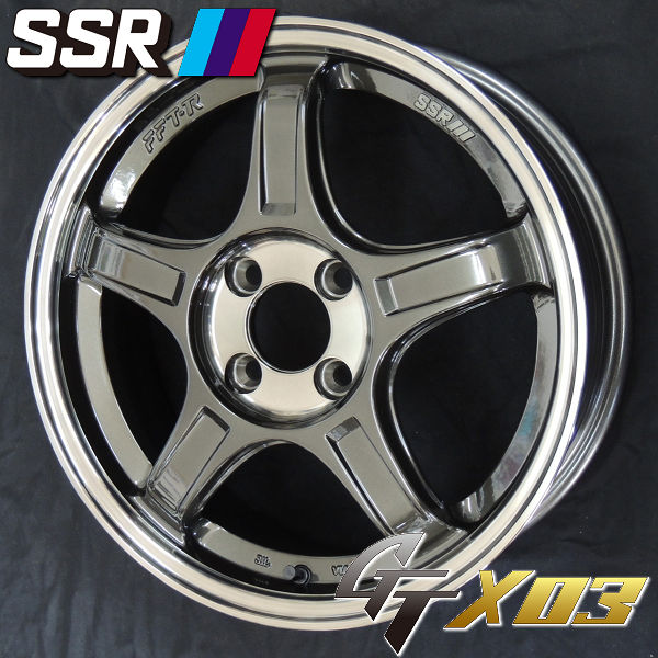 送料無料 コペン ハスラー などに □SSR GTX-03 □ガンメタ スモーク