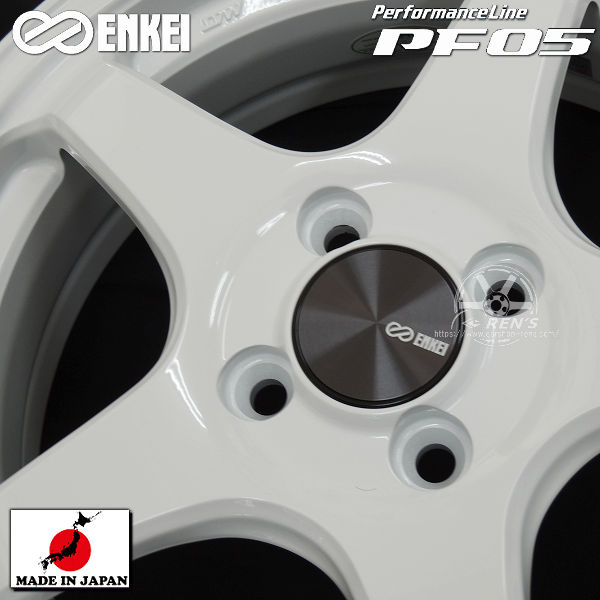 送料無料 ENKEI エンケイ パフォーマンスライン PF05 ホワイト 17