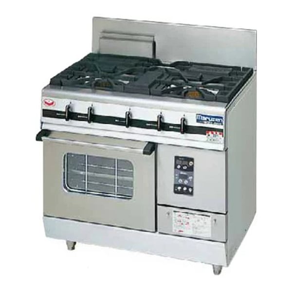 マルゼン ガスレンジ パワークックシリーズ 幅900×奥行600×高さ800(+