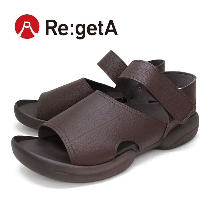 リゲッタ Re:getA R-232M メンズ ベルトデザイン ベルクロサンダル