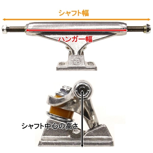 トラック スケートボード ベンチャー】Venture Hi 5.2 V-Hollow Polish