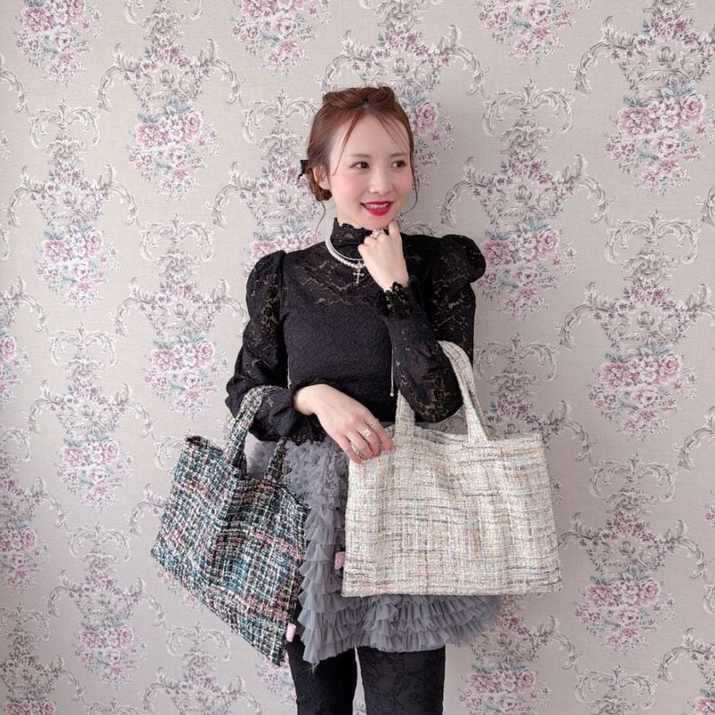 BAG,Tweedy Jennie【ツイード】 | Saha by elliee