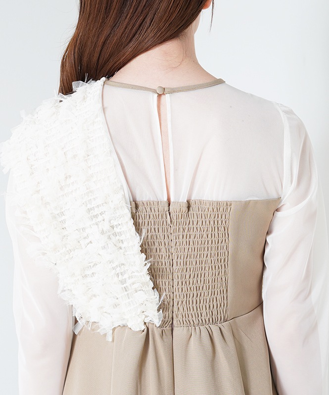 fringe glitter knot dress | ALL ITEM | ROOM903 online