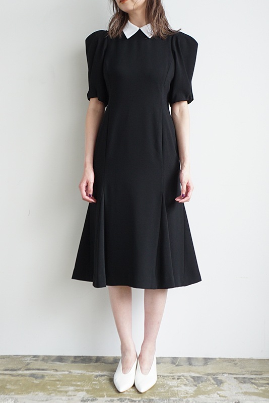 付け襟付きマーメイドシルエットワンピース | ONEPIECE | ROOM903 online