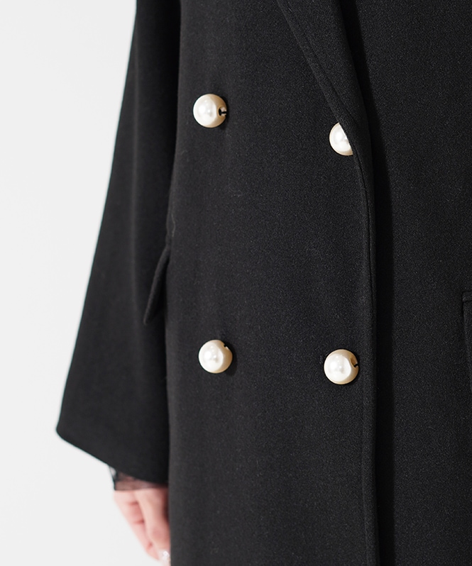 パール釦チェスターコート | OUTER,コート | ROOM903 online