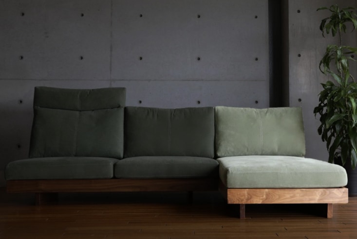 ソファ ユーカス EUCAS リアムレスカウチ 80｜モダンインテリア