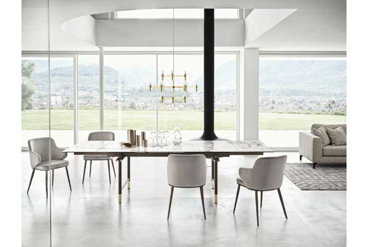 ダイニングチェア Calligaris(カリガリス) Foyer(ホワイエ) メタル