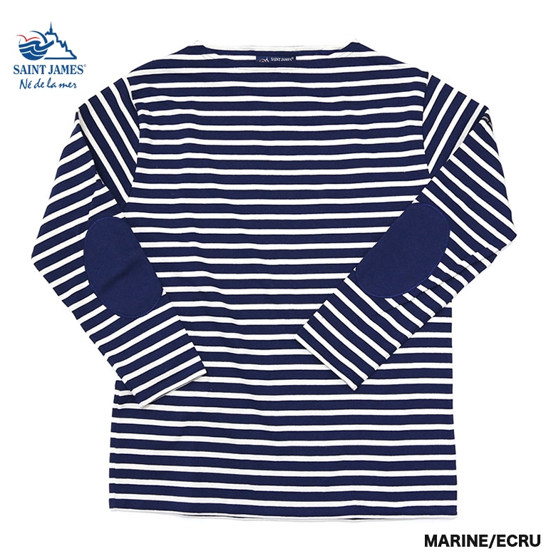 SAINT JAMES/セントジェームス ウエッソン 長袖 エルボーパッチの通販