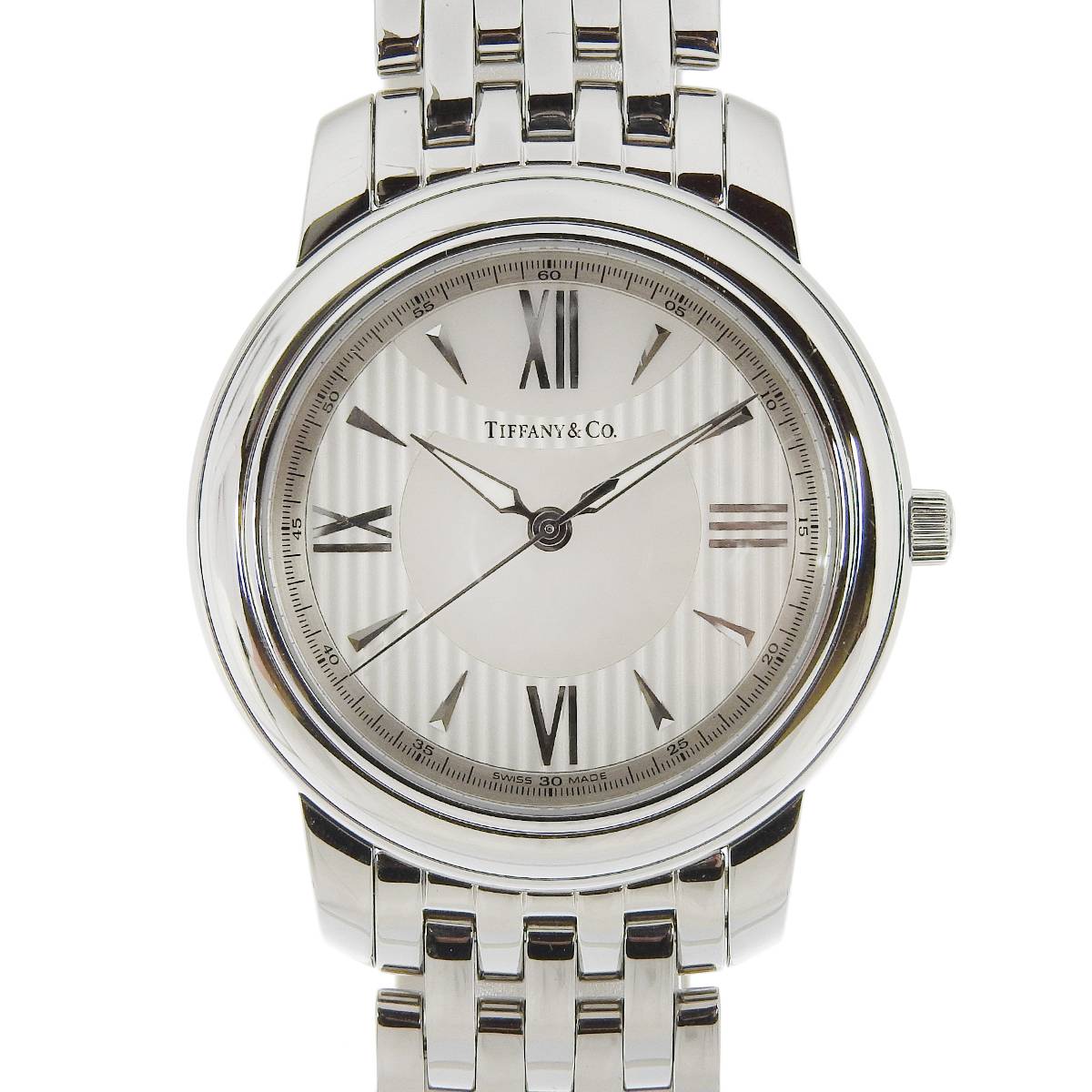 ティファニー TIFFANY & Co. マーク クォーツ 腕時計 SS ステンレス