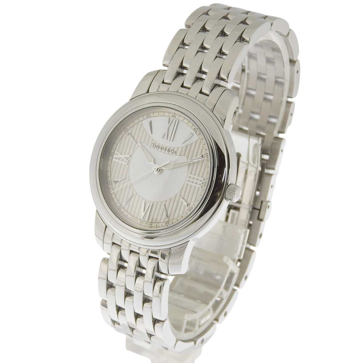 ティファニー TIFFANY & Co. マーク クォーツ 腕時計 SS ステンレス