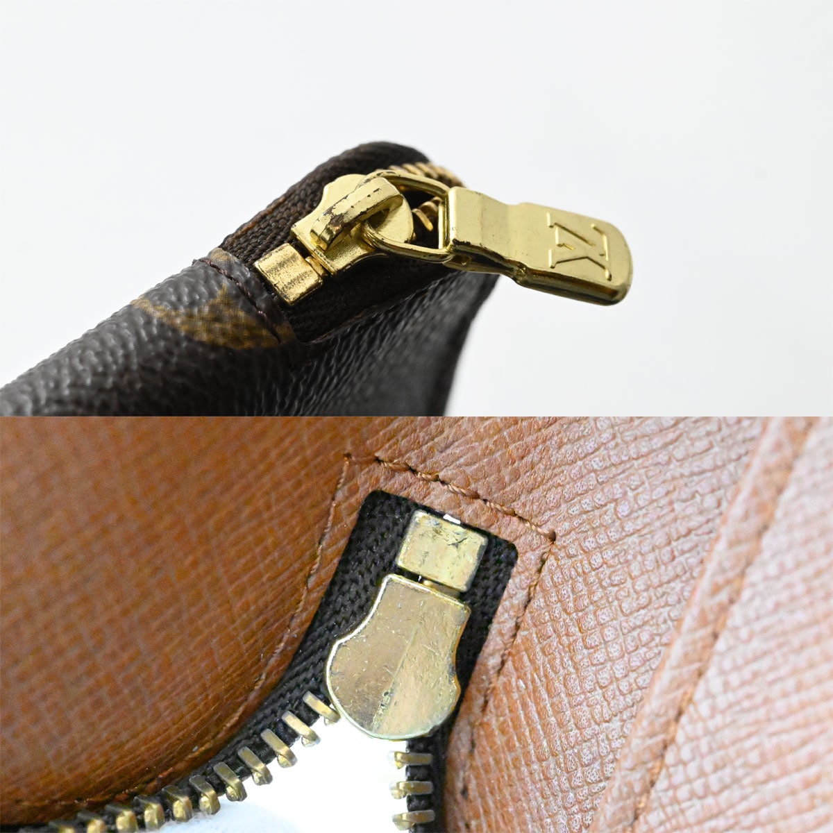 ルイヴィトン LOUIS VUITTON モノグラム ポシェット6クレ ラウンド