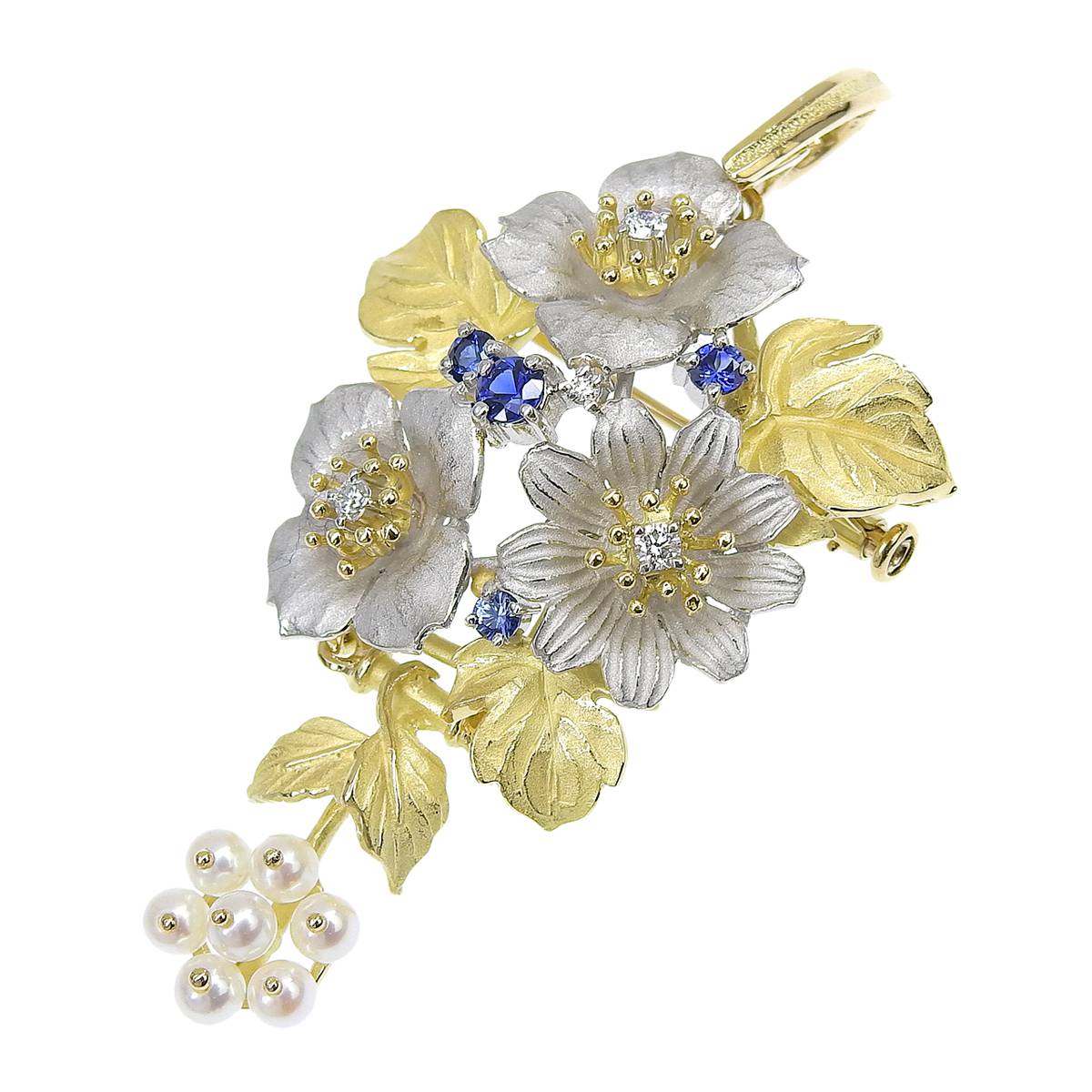 石川暢子 イシカワノブコ アズタイム K18YG Pt900 プラチナ