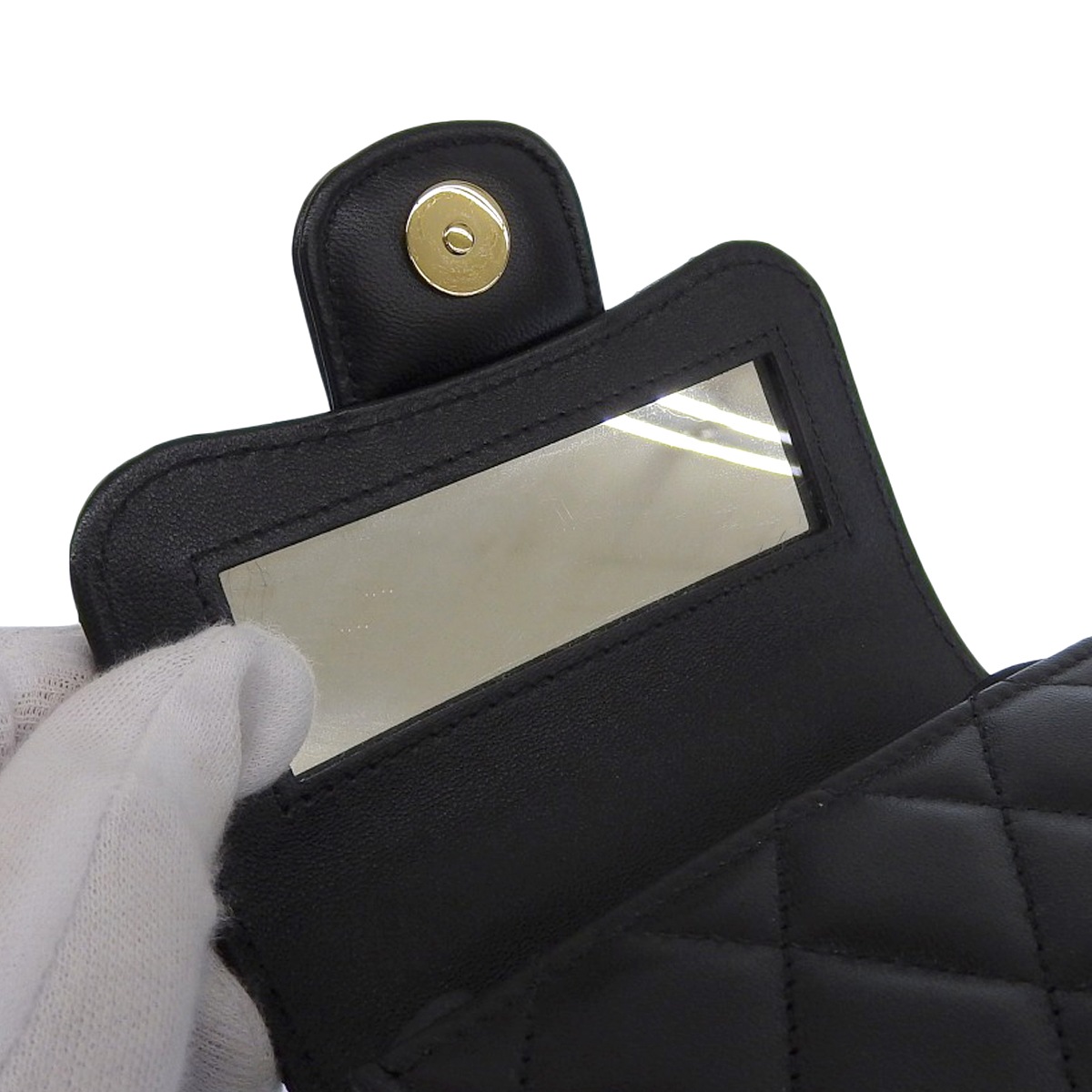 シャネル CHANEL ココマーク トップハンドル ミニショルダーバッグ