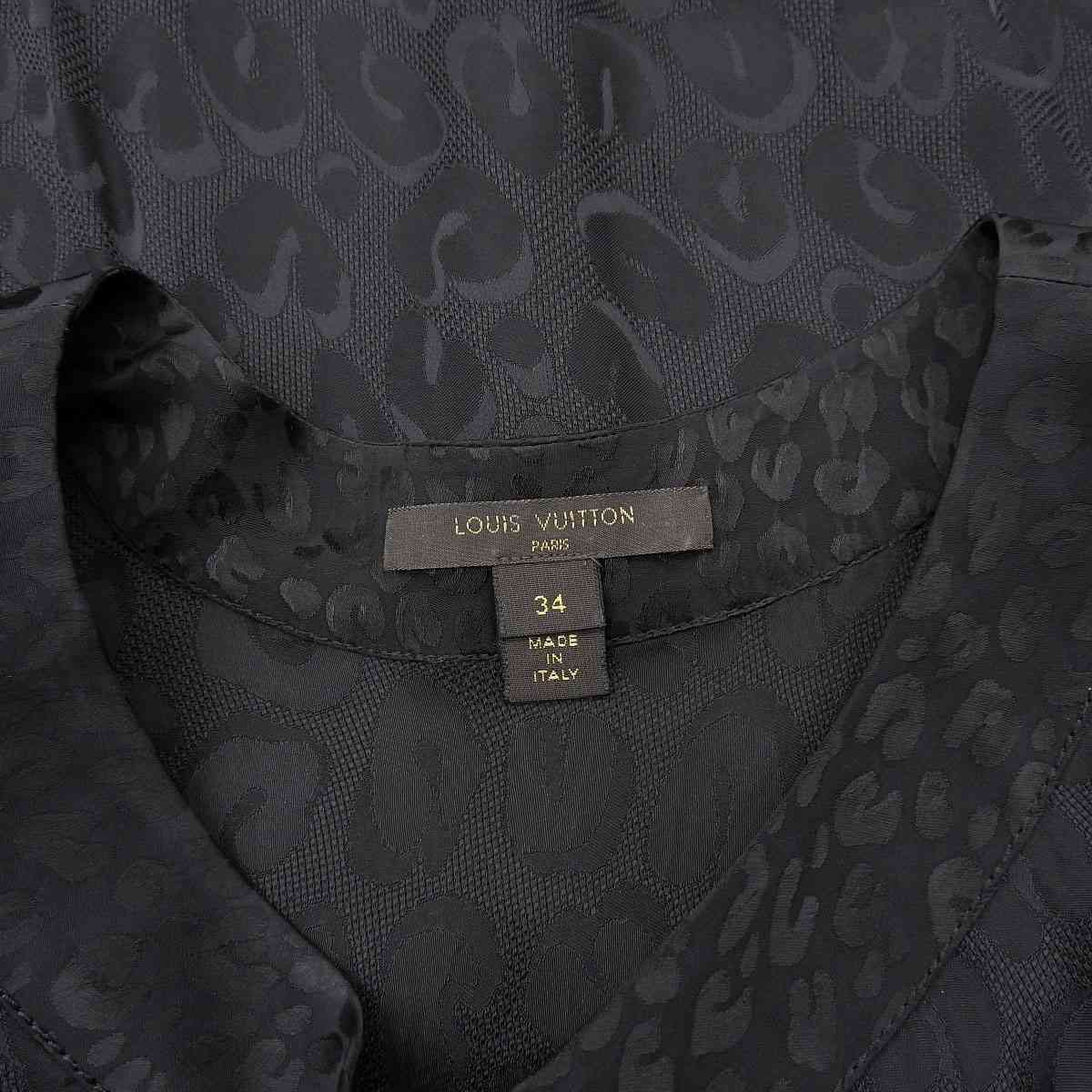 ルイ ヴィトン Louis Vuitton ワンピース ブラック 34 レディース 8269