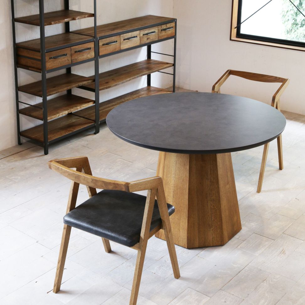 Hakke table｜ハッケ ダイニングテーブル 八角形脚の丸テーブル 讃岐産