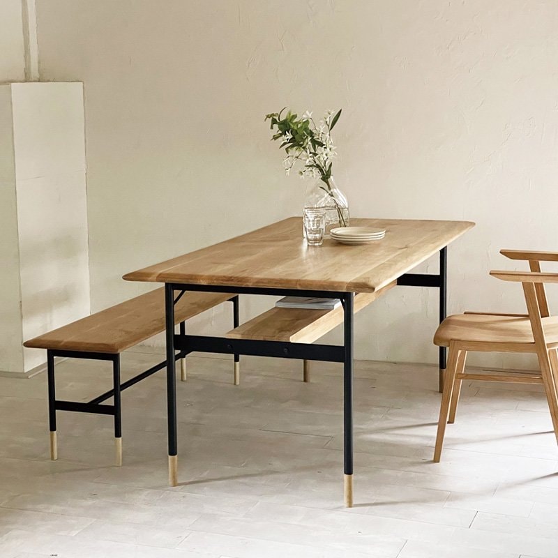 ALY dining table 01｜アリーダイニングテーブル01 オーク無垢