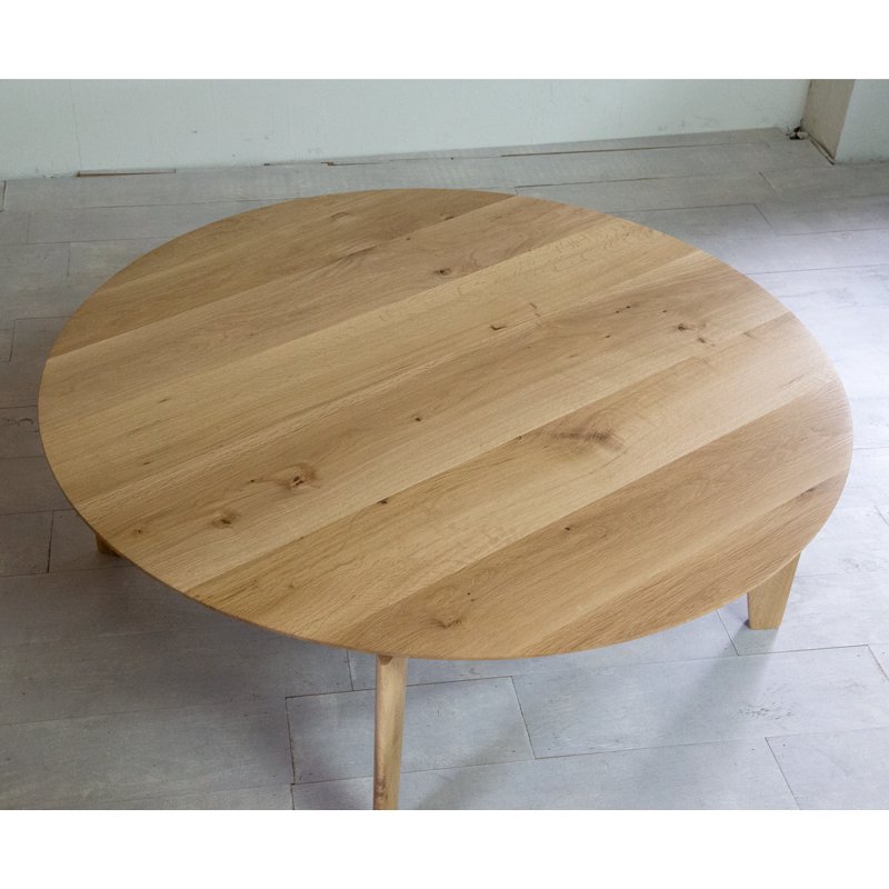 EN kotatsu table｜エンコタツテーブル コナラ無垢材 丸型・円形